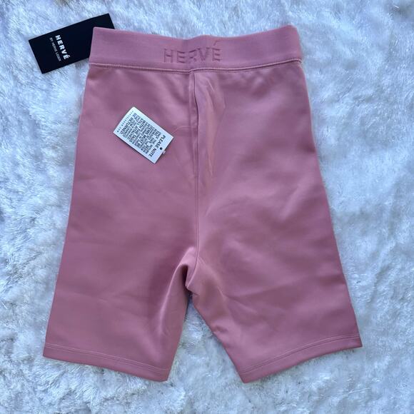 Hervé Léger SET Pink Crop Top & Biker Shorts - Picture 8 of 12
